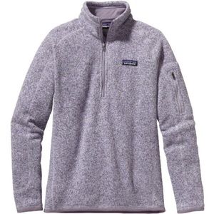 Purple Patagonia 1/4 Zip Fleece